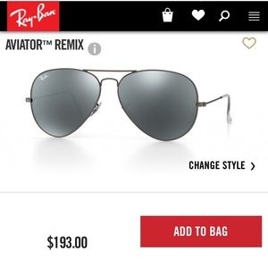 ✨ Authentic Ray-Ban Mirror Coated Aviator ✨